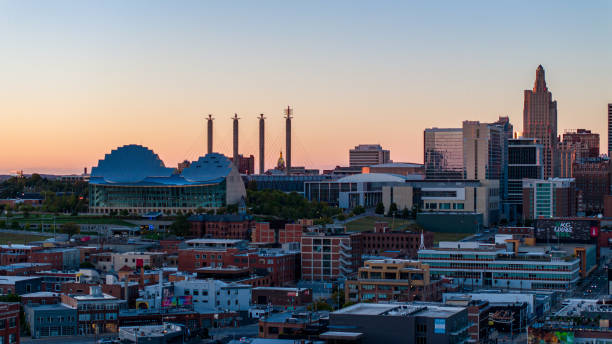 istock Downtown Kansas City Sunset Aerial View 1700633852