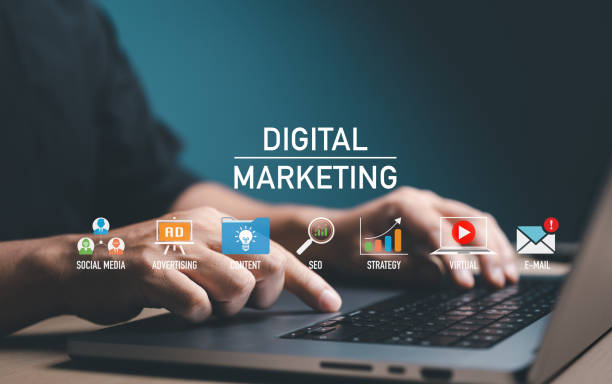 istock Digital platform for online marketing and network technology concepts. Internet media and advertising to support sales and increase online sales channels to reach consumers from all over the world. 1700692173