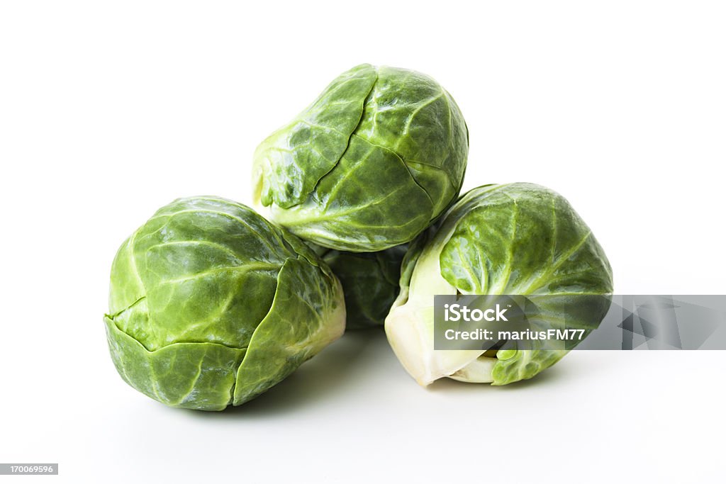 Brussels Sprouts Brussels Sprouts isolated on white Brussels Sprout Stock Photo