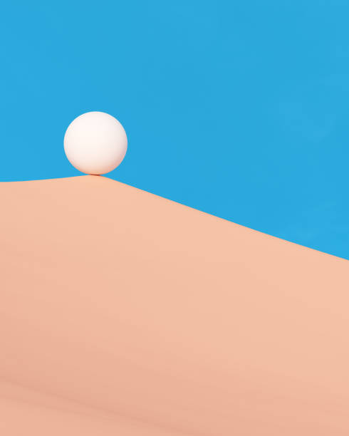 istock White sphere peach desert dunes blue sky boulder Sisyphus accomplishment concept 1700704570