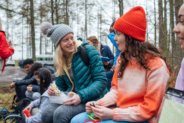 istock Enjoying Our Lunch in the Woods 1700705466