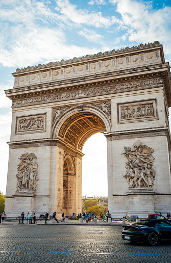 Paris famous Arc de Triomphe, (Arch of Triumph) is considered one of the world’s best-known commemorative monuments.