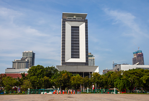 National library building, the largest library in Indonesia is located in Jakarta. Has hundreds of thousands of collections of books.
