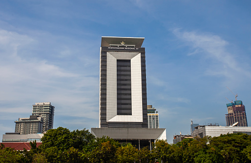 National library building, the largest library in Indonesia is located in Jakarta. Has hundreds of thousands of collections of books.