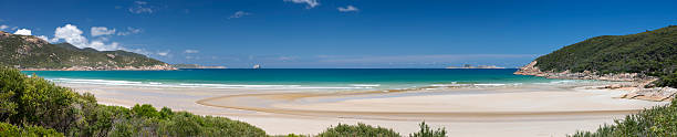 Huge Panorama of the famous Wilsons Promontory National Park, Victoria, Australia. One of the worlds most beautiful beaches. Great Detail. Nikon D3X. Converted from RAW. 