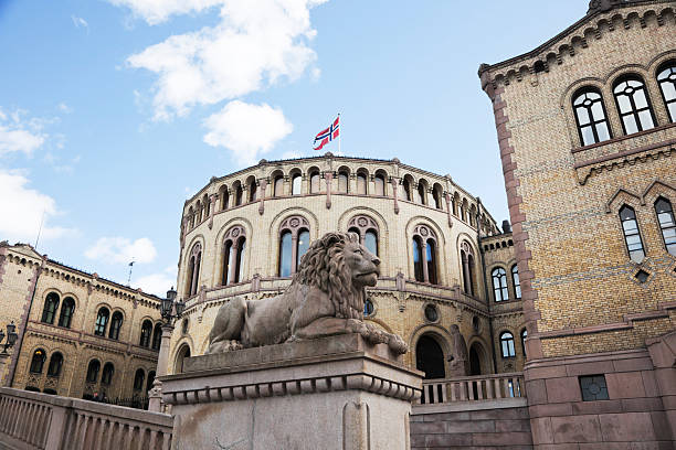 istock Norwegian parliament bulding. 170072282