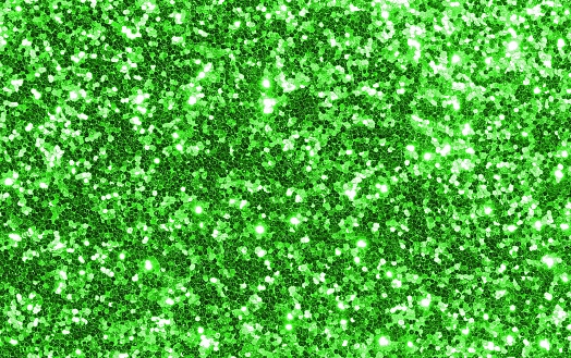 GREEN Glittery sparkling bright BACKDROP with many small lights and lots of reflections