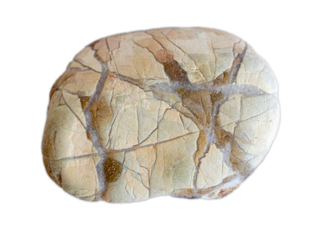 istock Natural stone with cross-shaped veins. macro close-up. 1700803279