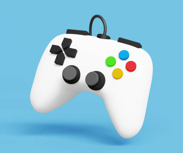 istock 3D joystick icon. Gamepad, game controller, video game entertainment. 3d illustration 1700821800