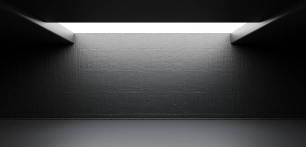 istock Warehouse scene modern technology room cement floor cement wall garage room background 3D illustration 1700839721