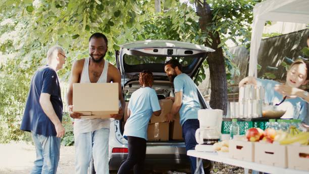 istock Helping Needy With Food Distribution 1700854081