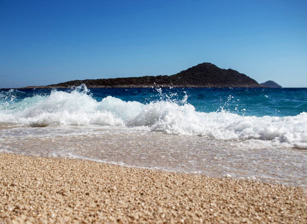 istock sea, wave and island view, Antalya, TURKEY 1700878559