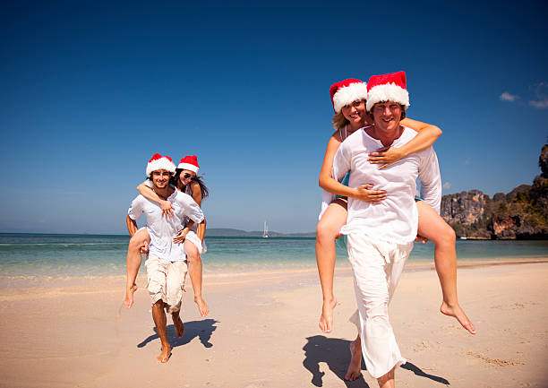 istock Young People  on the beach at Christmas 170088727