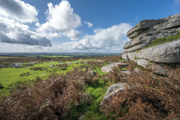 istock Rock formation just a small walk from Pork Hill carpark Dartmoor 1700901448