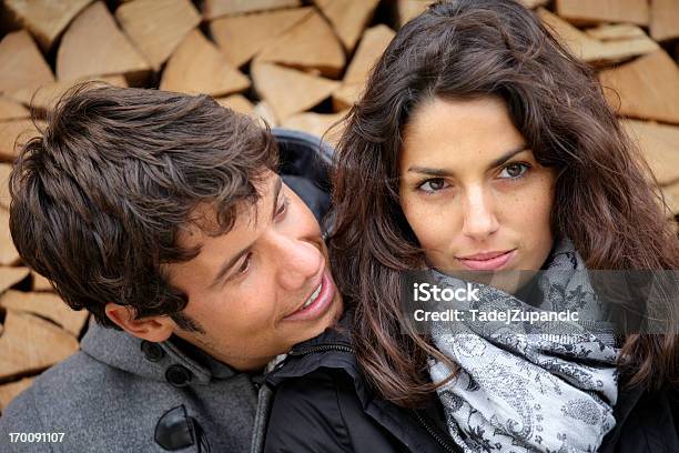 Couple Outdoors Stock Photo - Download Image Now - Adult, Adults Only, Candid