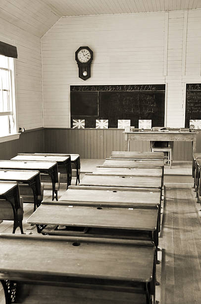 istock Vintage  Classroom in Sepia 170091200