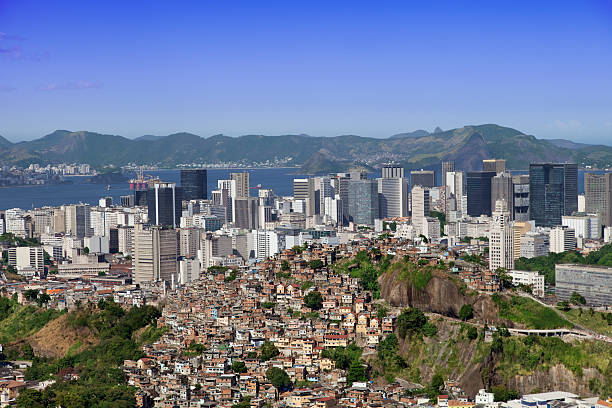 リオデジャネイロのダウンタウン - downtown district brazil rio de janeiro clear sky ストックフォトと画像