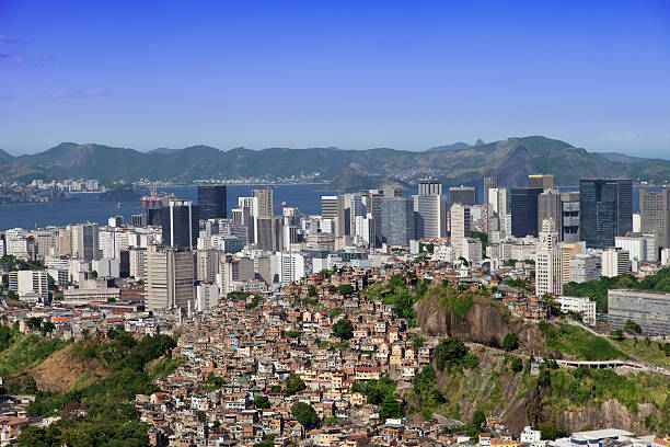 리우데자네이루 브룩할로우 - downtown district brazil rio de janeiro clear sky 뉴스 사진 이미지
