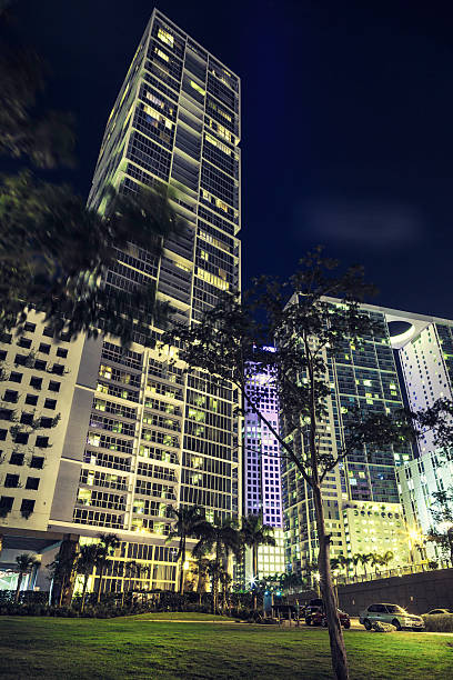 istock Night view of Brickell, Miami City 170091735