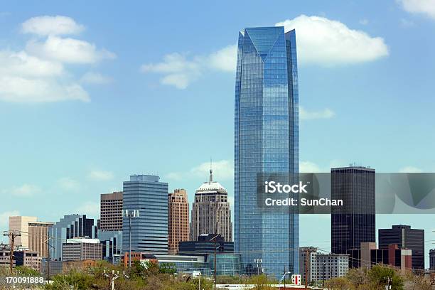 Landscape Of Skyscrapers In Oklahoma City During The Day Stock Photo - Download Image Now