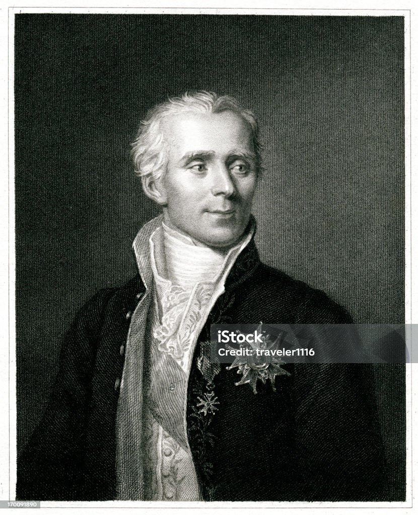 Pierre-Simon Laplace - Zbiór ilustracji royalty-free (Matematyk)