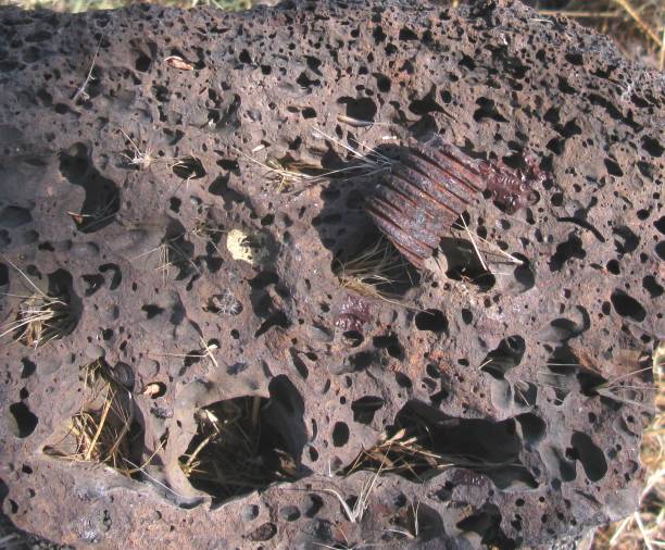 istock Rusty Metal and Lava Rock 1700920510