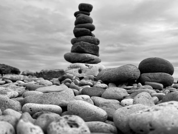 istock A stone stack on a rocky coastline at Northumberland 1700922107