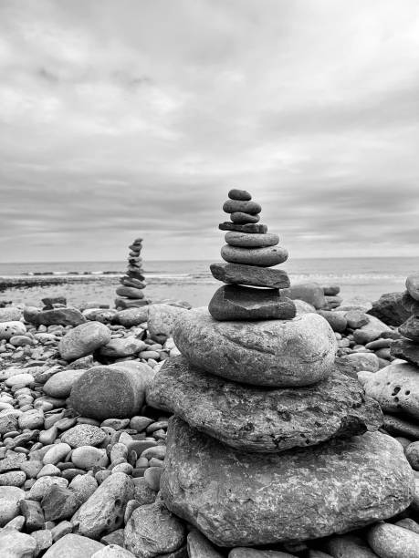 istock A stone stack on a rocky coastline at Northumberland 1700922125