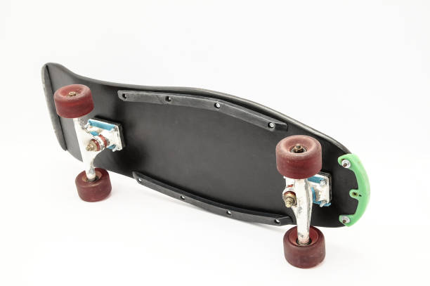 istock Old Used Wooden Skateboard 1700946095
