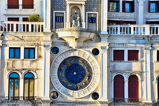clock in prague, photo as a background, digital image