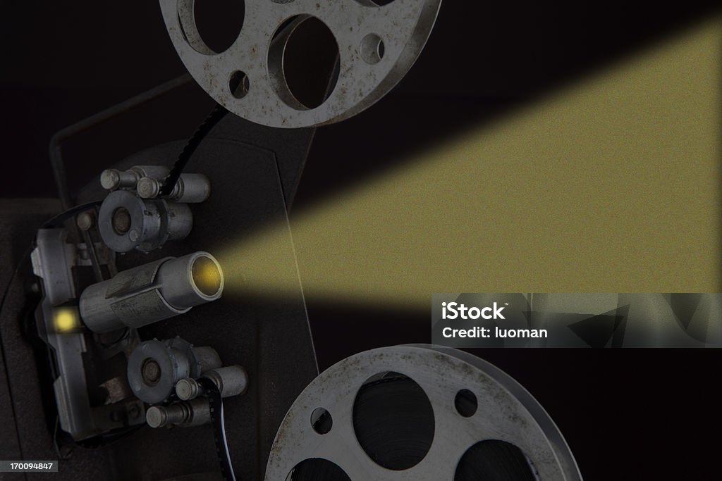 Proiezione di Film - Foto stock royalty-free di Cinema