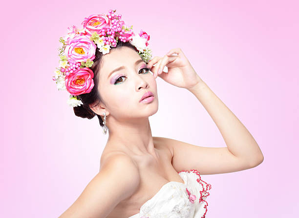istock Beauty bride face with Professional Makeup 170096039