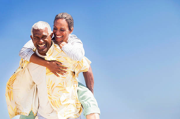 istock African American Seniors Piggyback 170096166