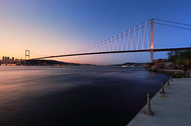 bridge - - istanbul bosphorus road street stock-fotos und bilder