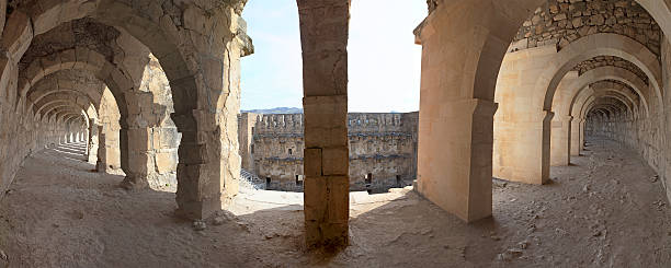 aspendos - aspendos construction architecture outdoors zdjęcia i obrazy z banku zdjęć