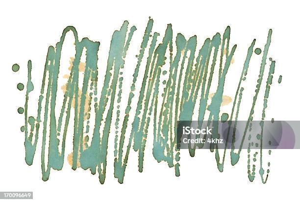Zielony Tekstura Partii Farby Wodne - Stockowe grafiki wektorowe i więcej obrazów Abstrakcja - Abstrakcja, Farba, Akwarela