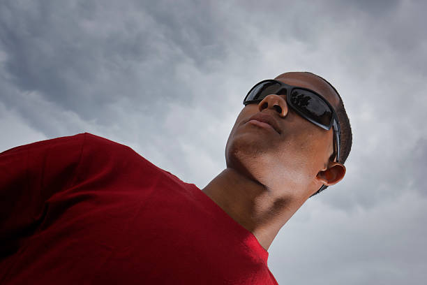 istock Confident sportsman under a dramatic sky 170096954