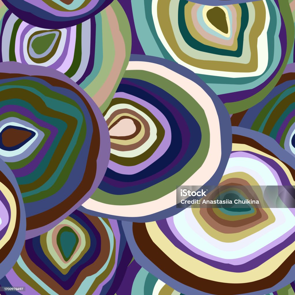 Surreal Smooth Gradient Shapes For Design Print Wallpaper Fabrics Paper ...