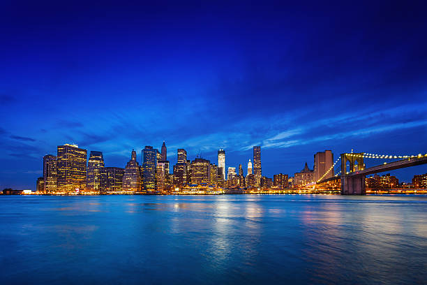 istock Brooklyn bridge with Downtown Manhattan, New York City 170098170