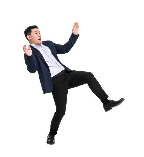istock Businessman in suit posing on white background 1701006058