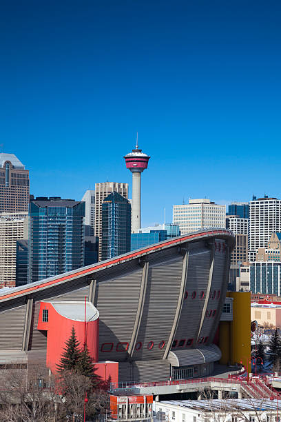 Downtown Calgary Skyline stock photo