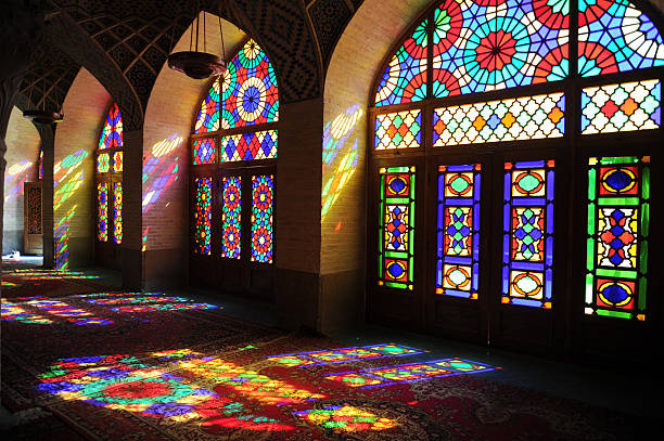 nasir mulk mesquita de al - - qajar - fotografias e filmes do acervo