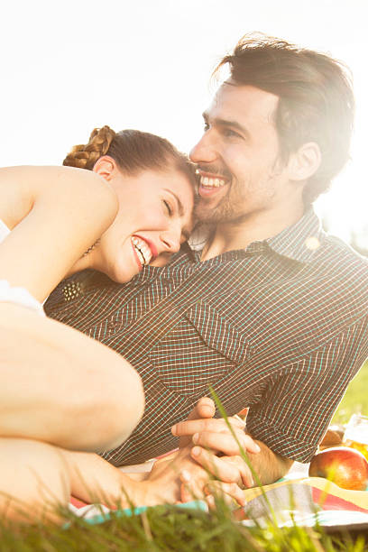 istock Young couple on picnic 170103604