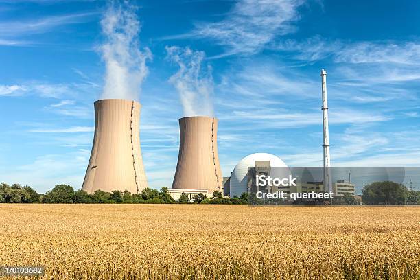 Nuclear Power Station Stockfoto und mehr Bilder von Atomkraftwerk - Atomkraftwerk, Kernenergie, Deutschland