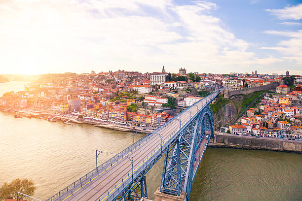 istock Beautiful aerial view of Oporto 170105155