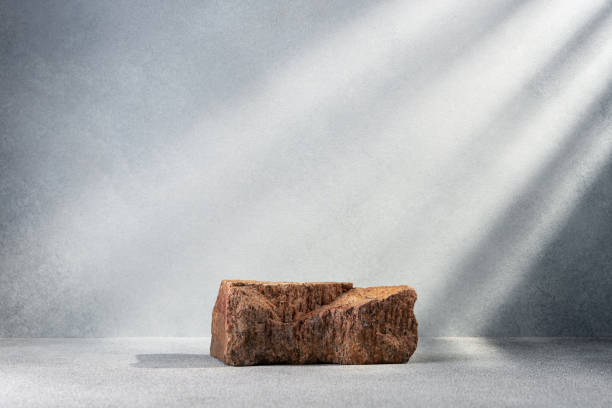 istock Stone podium as background for cosmetic products 1701054851