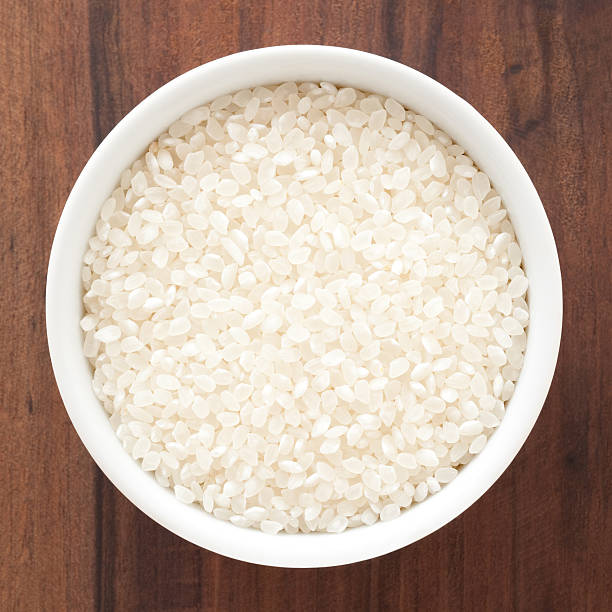 arroz de sushi - rice food processed grains bowl - fotografias e filmes do acervo