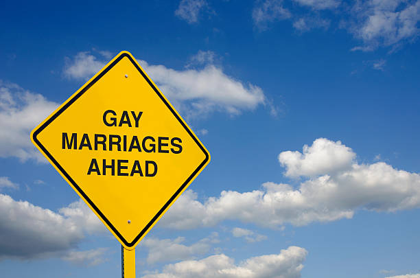 istock Gay Marriage Road Sign 170105624