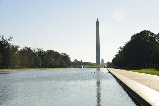 istock Washington Monument Overlooking The Lincoln Memorial Reflecting Pool 1701069757