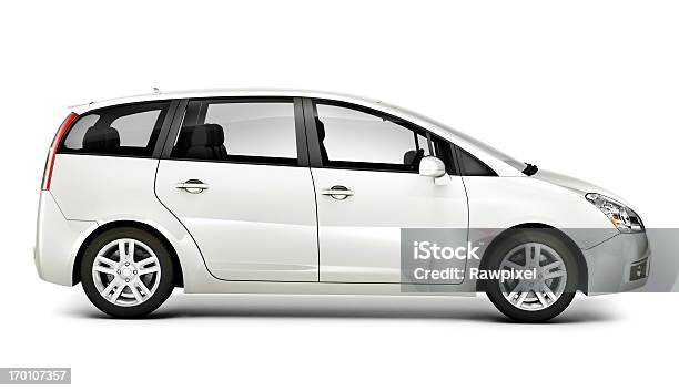 Foto de Car e mais fotos de stock de Mini Van - Mini Van, Carro, Fundo Branco